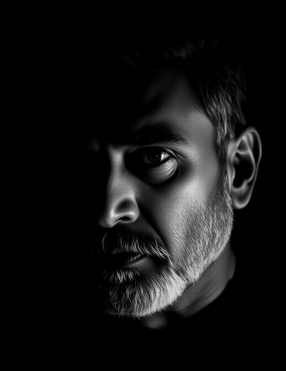 Portrait of Adil Hussain